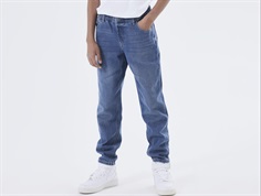 Name It medium blue denim tapered jeans